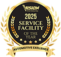 2025 Award for Service Facility of the Year | The Auto Shop
